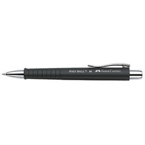 Faber-Castell Kugelschreiber POLY BALL 241199 M Mine bl Schaft sw