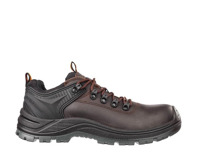 Albatros 641350 ENDURANCE LOW S3 SRC braun/schwarz,46 AUF DIESE SCHUHE KANNST DU BAUEN!Premium-Performer mit klarem Design für die harten Einsätze. Der ENDURANCE LOW mit Fiberglaskappe und metallfreiem, flexiblem FAP®-Durchtrittschutz ist der ide