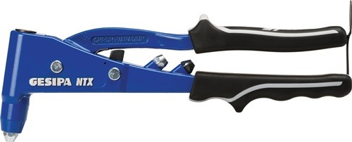 GESIPA 1434040 Handblindnietsetzgerät NTX Länge 260 mm Arbeitsbereich 2,4 - 5 mm