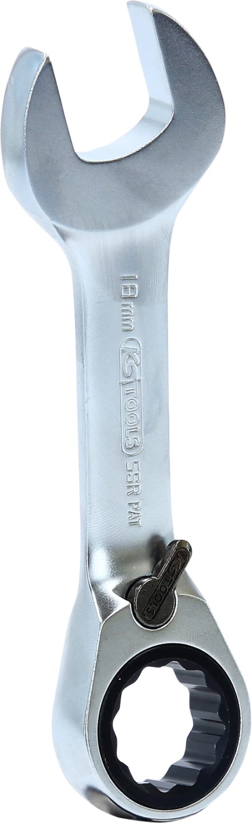 KS Tools 503.4641 GEARplus Ratschenringmaulschlüssel, kurz, 18mm