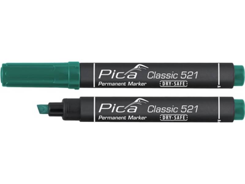 PICA 521/36 Permanentmarker Classic grün Strichbreite 2 - 6 mm Keilspitze