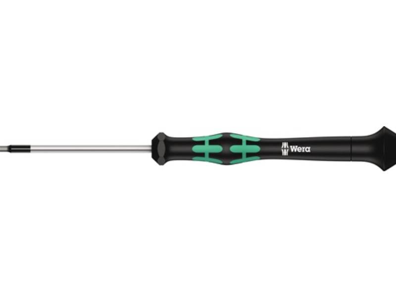 WERA 05118068001 Elektronik-Feinmechanik-Schraubendreher 2054 6-KT. 2 mm Klingen