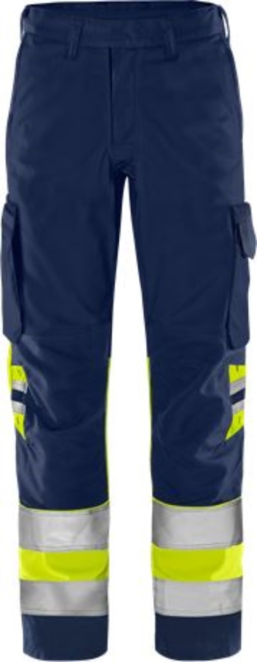 Fristads Kansas 134271-171 High Vis Green Hose Kl.1 2668 GPLU Gr.D92 Warnschutz-