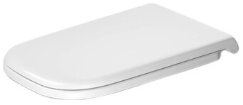 DURAVIT 0060390000 WC-Sitz D-Code weiß mit Absenkautomatik Scharniere Edelstahl