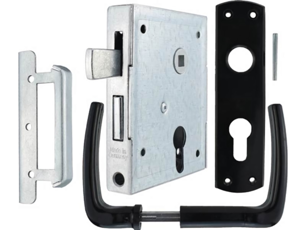 BEVER 89BK Universal-Kastenschloss  DIN links / rechts BB hebende Falle 60 mm