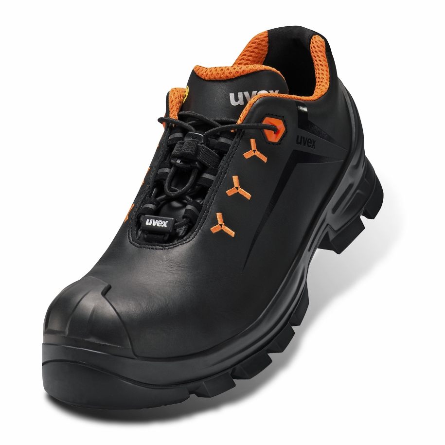Uvex 6522445 2 MACSOLE® Halbschuhe S3 65224 schwarz, orange Weite 14 Größe 45