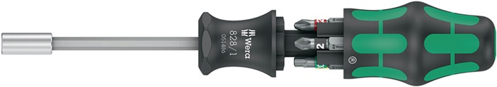 WERA 05051510001 Magazinbithalter KK 27 Set 1 7-teilig PH / PZD / TX / Schlitz