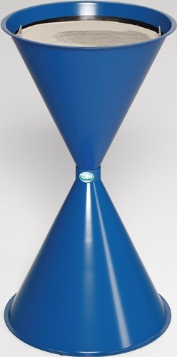 VAR 11671 Standascher  D400xH730mm enzianblau Stahlblech