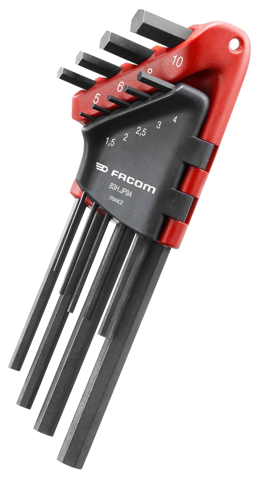Facom 83SH.JPAA Stiftschluessel lang Kugelkopf, 9-tlg
