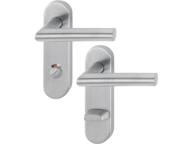 HOPPE 10720722 Kurzschildgarnitur Amsterdam E1400/353KH Edelstahl F69 RWSK/OL ab