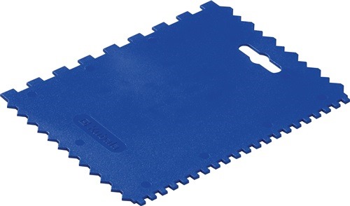 PROMAT  Kleberspachtel  Länge 177 mm Breite 130 mm Zahnung 4 x 4 x 4 mm / 8 x 8