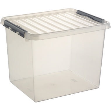Sunware Aufbewahrungsbox Q-line H6162702 52l Deckel transparent
