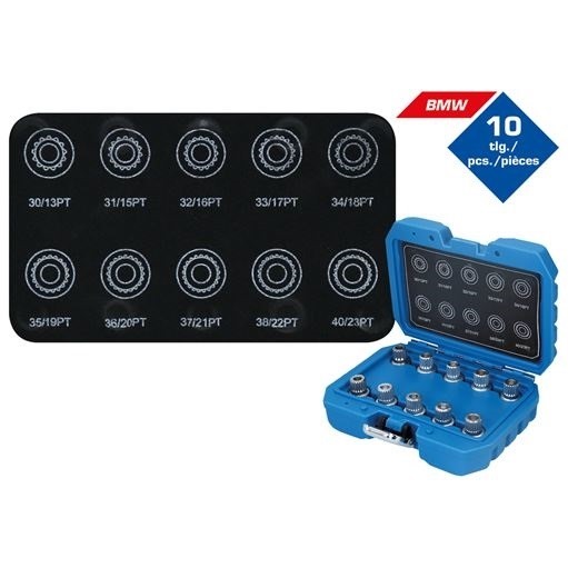 Brilliant Tools  BT691290 Felgenschloss-Sortiment für BMW, 10-tlg.