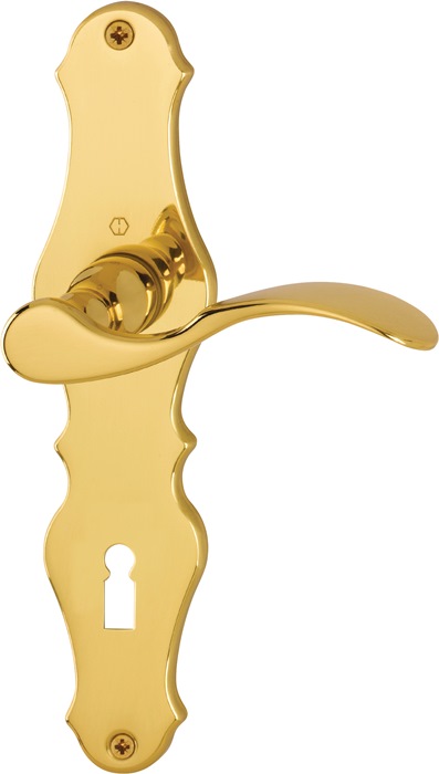 HOPPE 8167439 Langschildgarnitur Weimar M112SLN/2007 Messing F73 PZ 72 mm DIN li