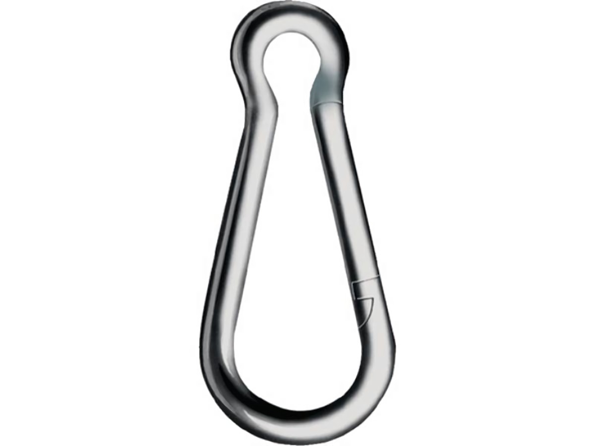 Kleinsorge 3000909V Karabinerhaken DIN 5299, Form C Länge 90 mm Drahtstärke 9 mm