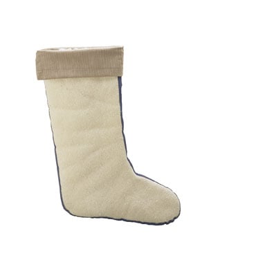 Gr .45 EINZIEHSTRUMPF MIT CORDSTULPE natur Pulling stockings with cord cuff