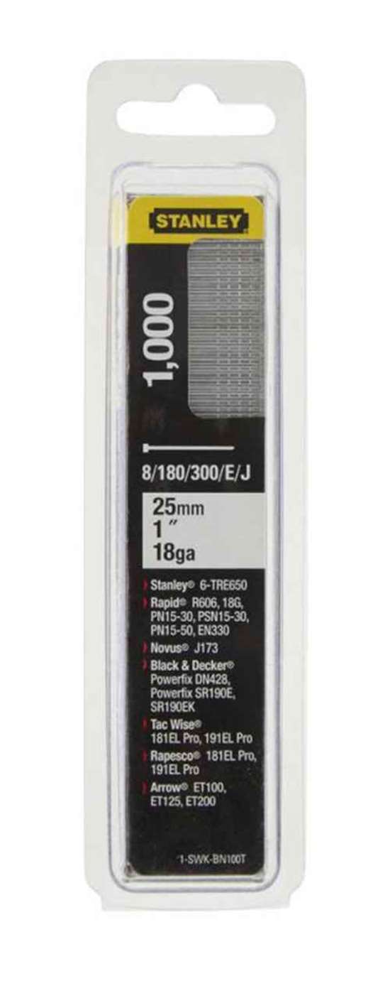 Stanley 1-SWKBN100T Nagel Typ J 25mm / 1''18GA