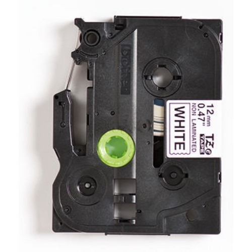 P-touch Schriftbandkassette TZEN231 12mmx8m unlaminiert sw auf ws