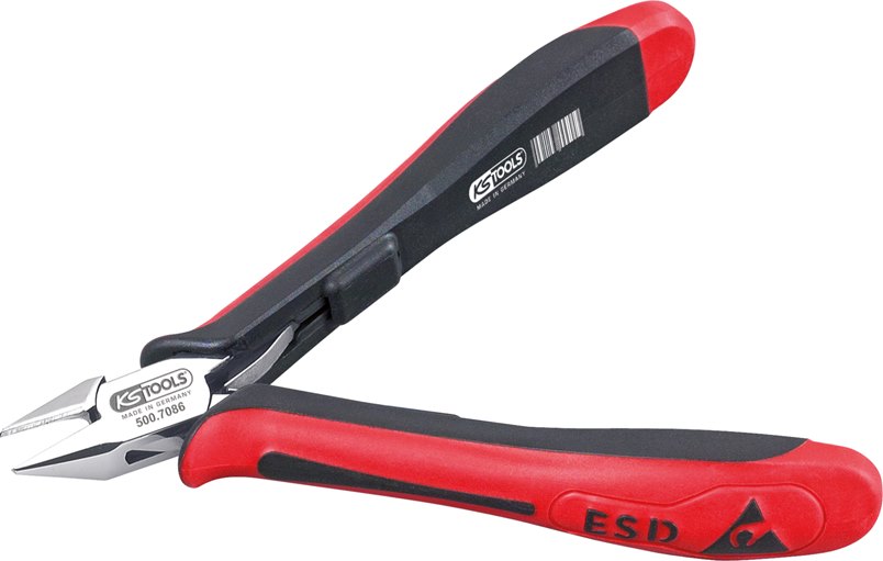 KS Tools 500.7086 ESD Seitenschneider, 125mm