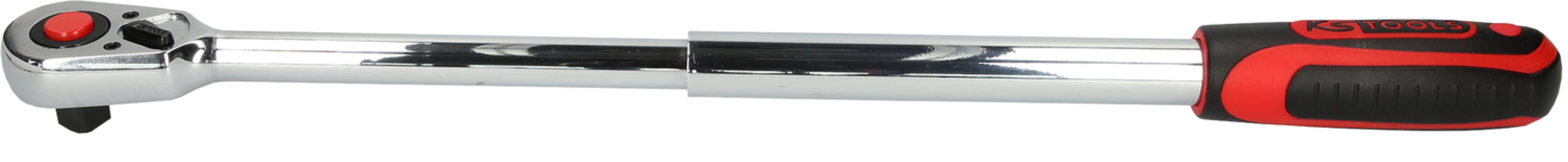 KS Tools 918.1270 1/2'' CHROMEplus Teleskop-Umschaltknarre, 36 Zahn
