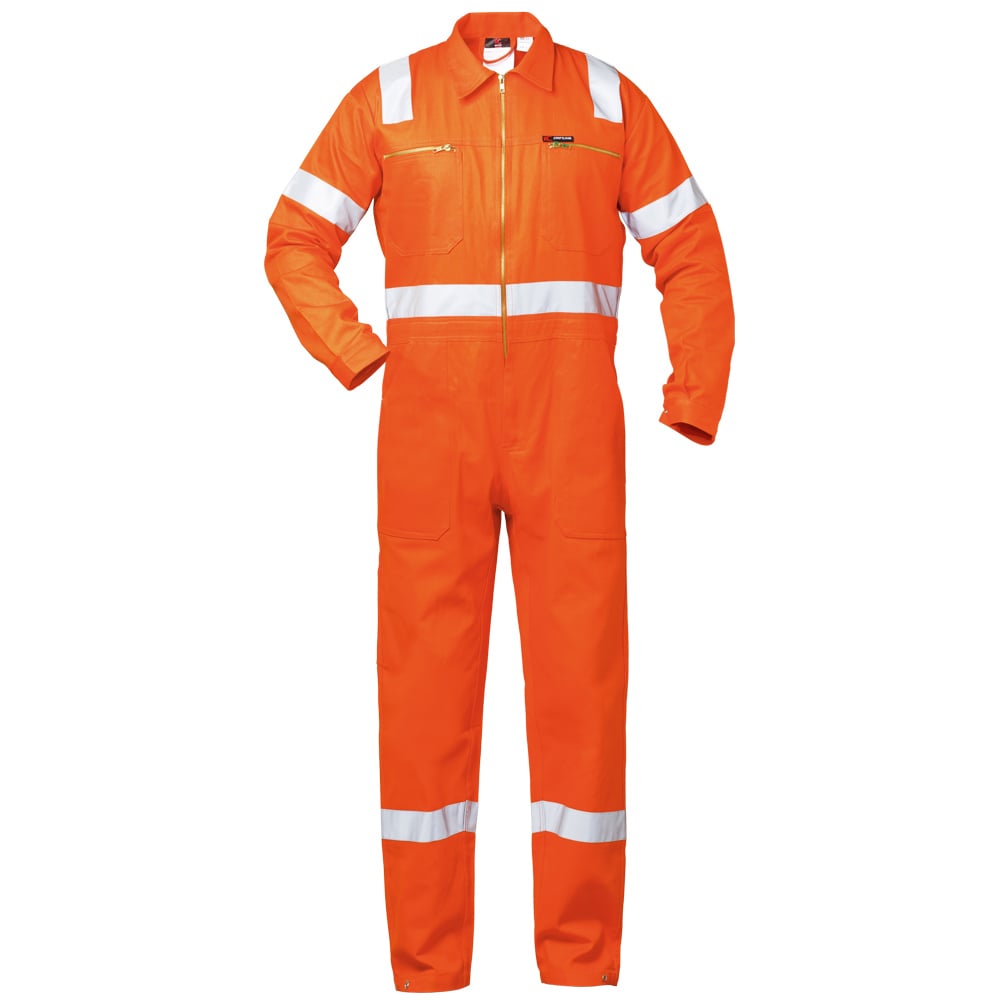 Gr .54 *SUZUKA* RALLYE-OVERALL MIT REFLEXSTREIFEN orange *SUZUKA* RALLYE OVERALL