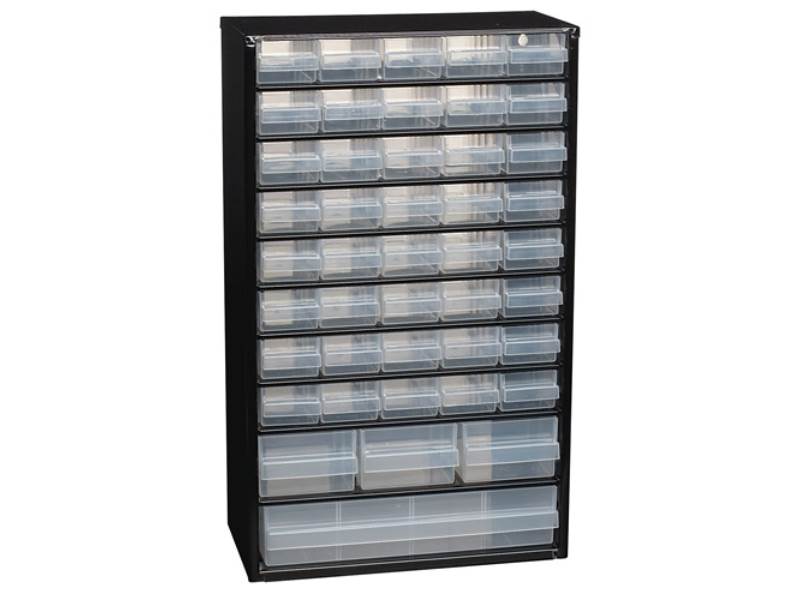 RAACO 132114  CABINET C 44 Kleinteilemagazin  B306xT150xH510mm Stahlblech 44 Sch