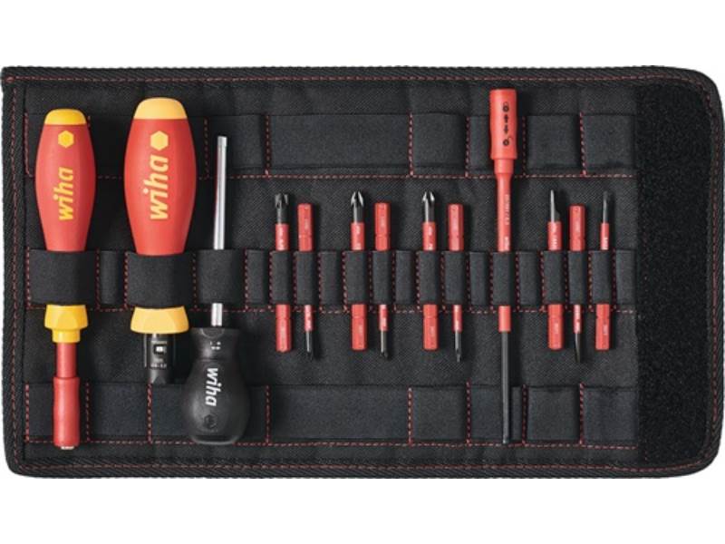 WIHA 40674 Drehmomentschraubendreher-Satz  13-teilig 0,8 - 5 Nm Schlitz / PH / P