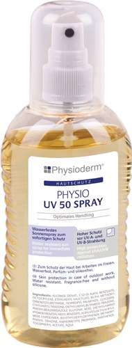 PHYSIODERM 14286001 Hautschutzspray PHYSIO UV 50 SPRAY 200 ml extra wasserfest,