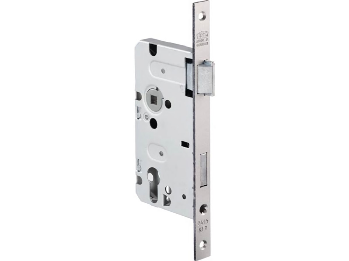BKS Zimmertür-Einsteckschloss 0415 PZW 20/ 55/72/8 mm DIN rechts silber käntig K