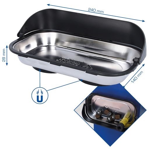 Brilliant Tools  BT691166 Universal-Magnetschale mit Auffangrahmen