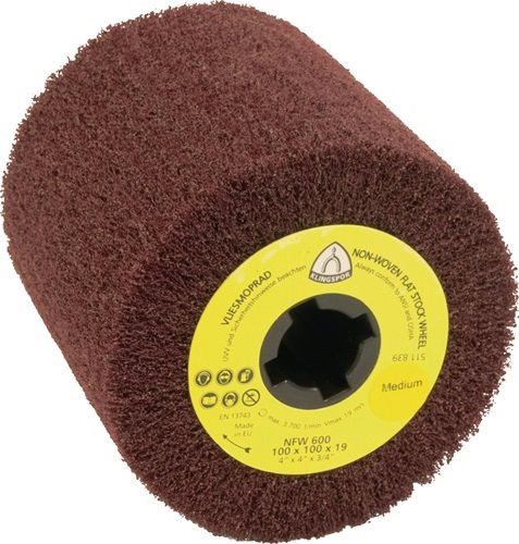 KLINGSPOR 258895 Vliesrad NCW 600 grob D.100xB100mm 19 mm