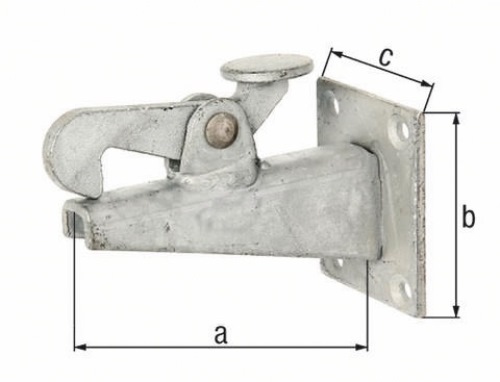 GAH 411756 Torfeststeller  Stahl feuerverzinkt mit Gegenplatte 100 mm