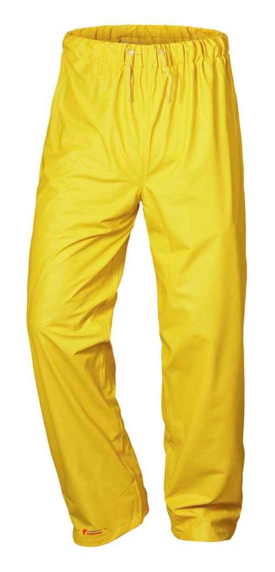 Gr .4XL (70/72) *KARLSKRONA* PU-STRETCH-BUNDHOSE gelb *KARLSKRONA* PU waistband