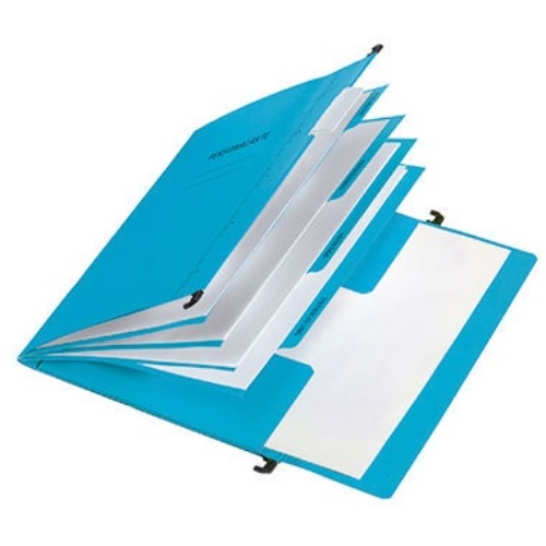 PAGNA Personalmappe 44105-02 DIN A4 34x24,5x0,8cm Karton blau