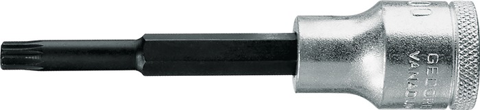 GEDORE 6159190 Steckschlüsseleinsatz INX 19 1/2 '' Innen-Vielzahn M6 Länge 100 m