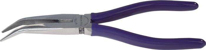 TECWERK 2000810357 Flachrundzange L.200mm pol.40Grad gew.Ku.-Überzug TECWERK 200