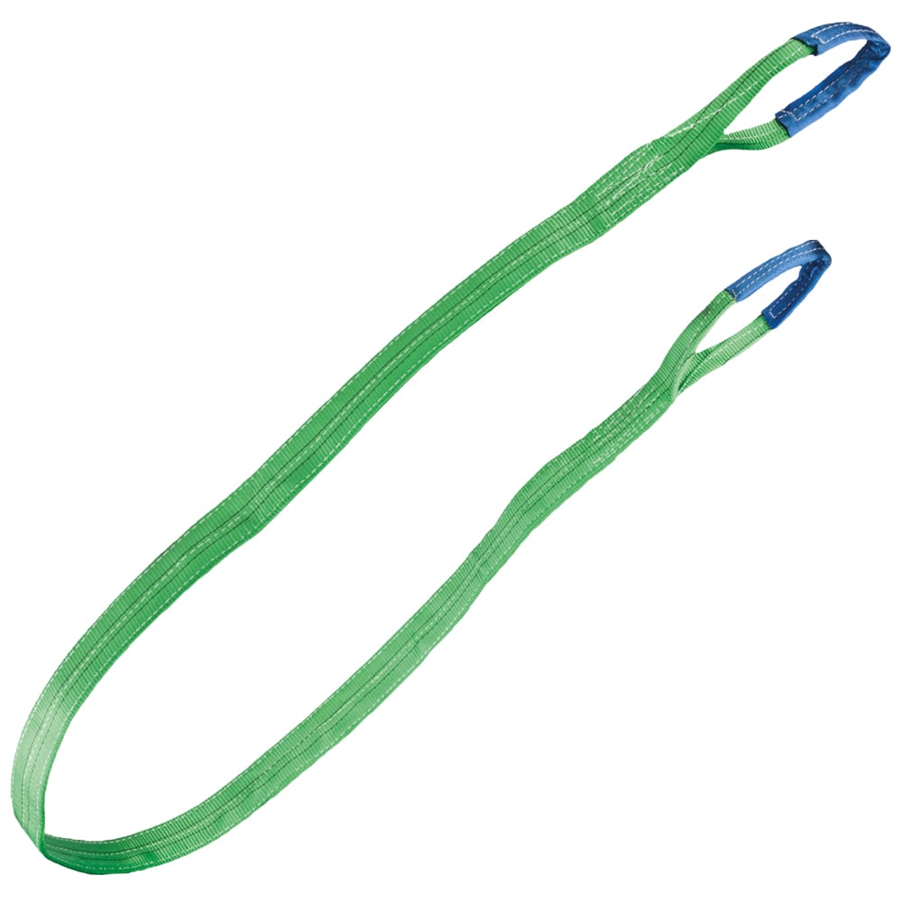 Gr .5 Meter HEBEBAND, WLL  2000 KG, GRÜN grün lifting belt, WLL 2000 KG, GREEN