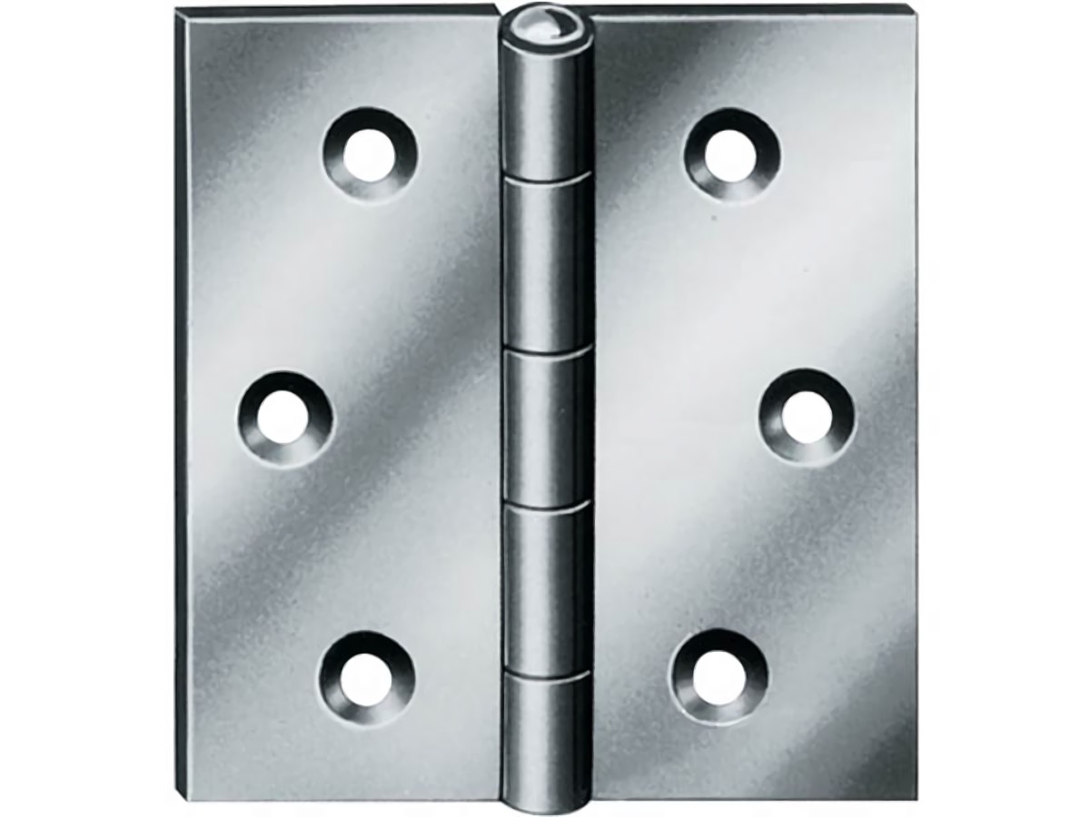 VORMANN 000503100Z Scharnier  Höhe 100 mm Breite 100 mm Stärke 1,6 mm Stahl blau