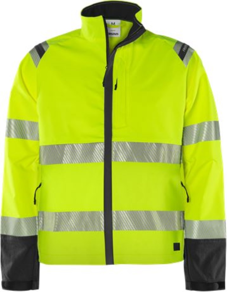 Fristads Kansas 134246-196 High Vis Green Stretchjacke Kl. 3 4647 GSTP Gr.3XL Wa
