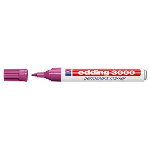 edding Permanentmarker 4-3000020 1,5-3mm Rundspitze rotviolett