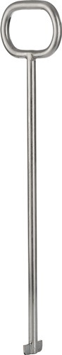 HÄRKE 48003 Kanaldeckelheber  Länge 600 mm mit Schlitzfuß verzinkt