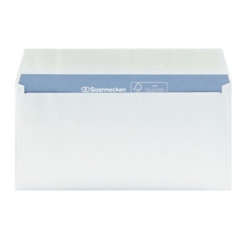 Soennecken Briefhülle Premium 1315 DIN lang oF hk weiß 25 St./Pack.