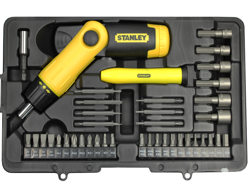 Stanley 0-63-038 Pistolen-Ratschen-Set, 40-tlg