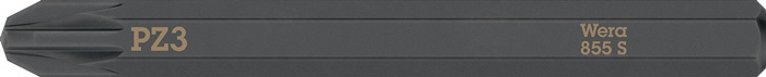 WERA 05018165001 Bit 855 S PZ 3 x 70 mm 1/4 ? PZ 3 Länge 70 mm