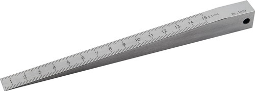 Messkeil 0,5-11 mm Stahl Ablesung 0,1 mm Kontrollieren von Spaltmaßen