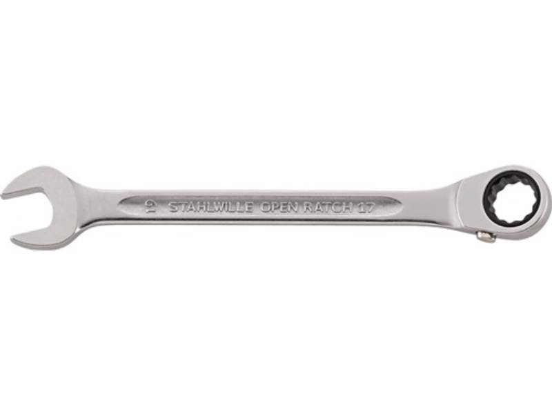 STAHLWILLE 41171010 Maulringratschenschlüssel 17 Schlüsselweite 10 mm Länge 158