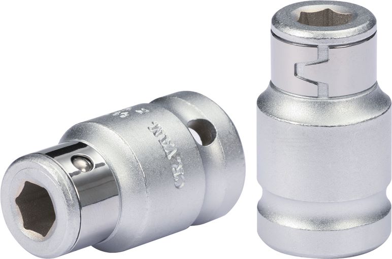 KS Tools 911.4351 1/2'' Bit-Adapter-Stecknuss, 1/2'' x 5/16'', 38mm