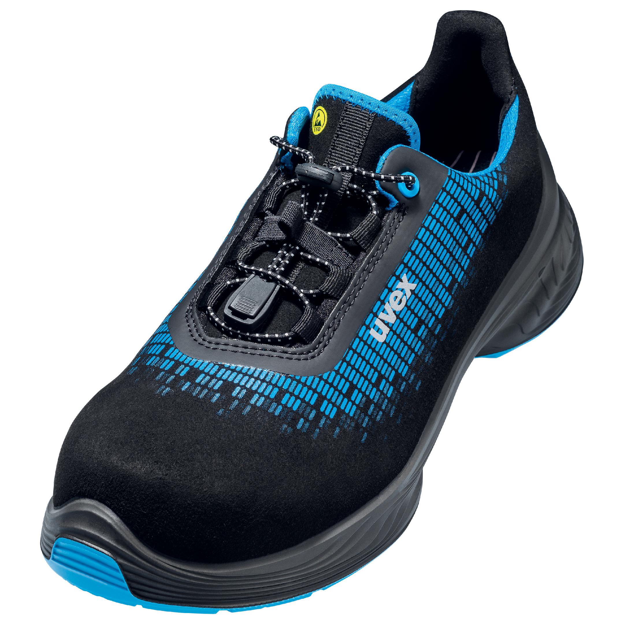 uvex 1 G2 Halbschuhe S2 68308 blau, schwarz Weite 11 Gr.42