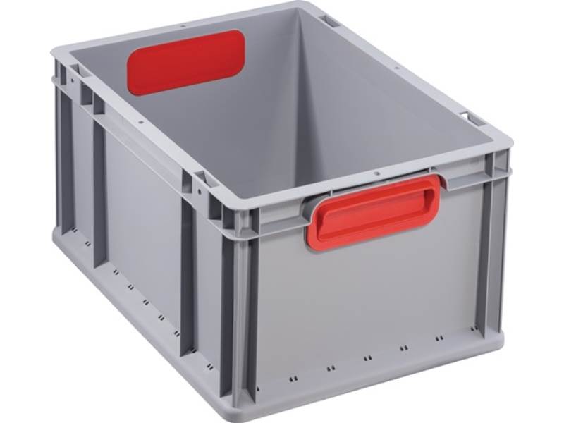 ALLIT 456710 Transportstapelbehälter  L400xB300xH220mm grau PP geschlossener Gri