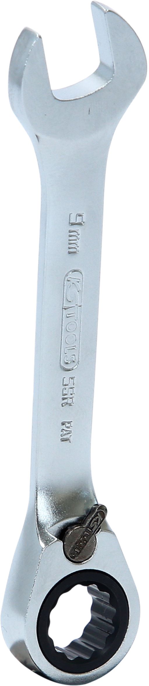 KS Tools 503.4632 GEARplus Ratschenringmaulschlüssel, kurz, 9mm